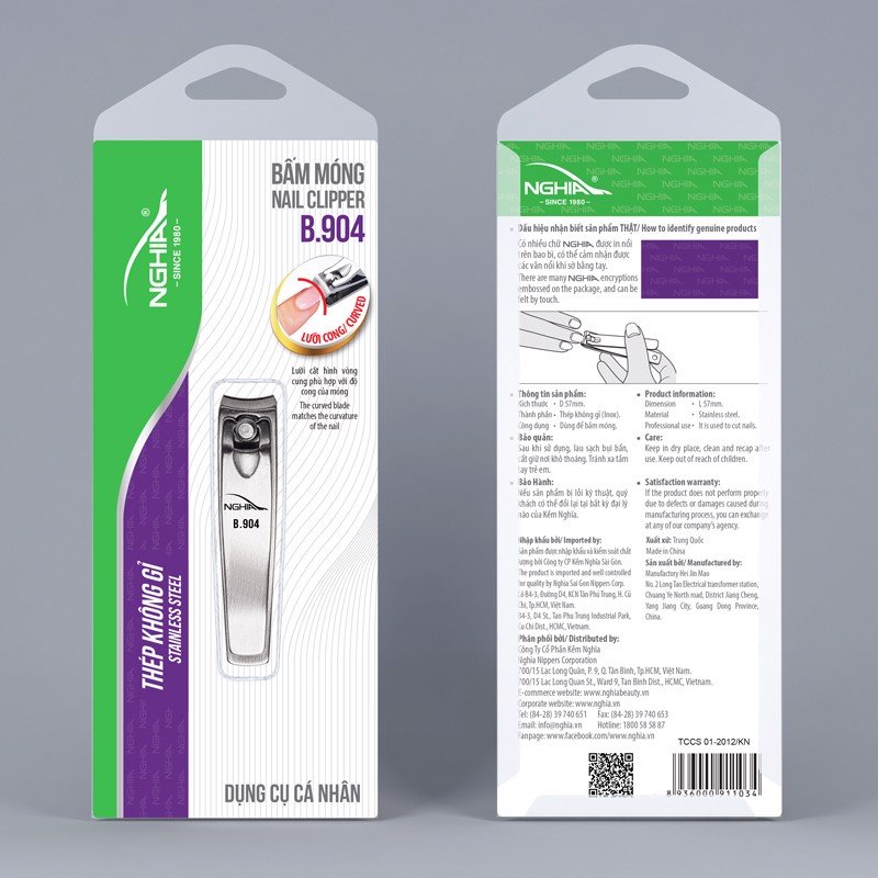 BẤM MÓNG B-904 - KỀM NGHĨA CHÍNH HÃNG