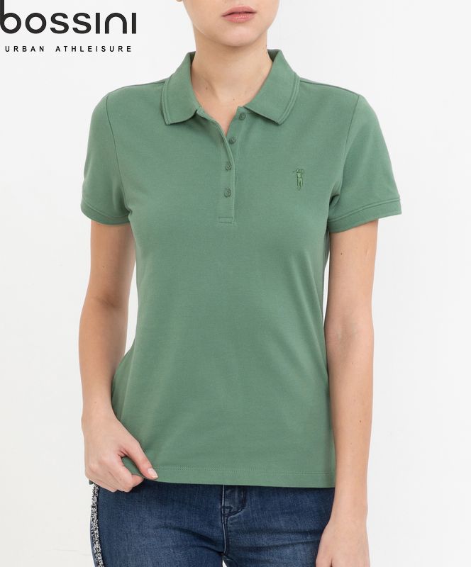 Áo thun polo trơn hình Golf nữ Bossini 720063320