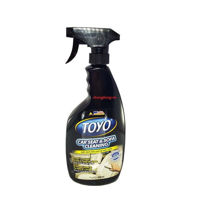 CHAI VỆ SINH NỆM GHẾ DA ASSO TOYO CAR SEAT & SOFA CLEANING 600ml