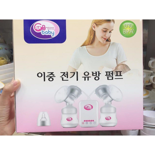 Máy hút sữa điện đôi gb baby - không tích pin
