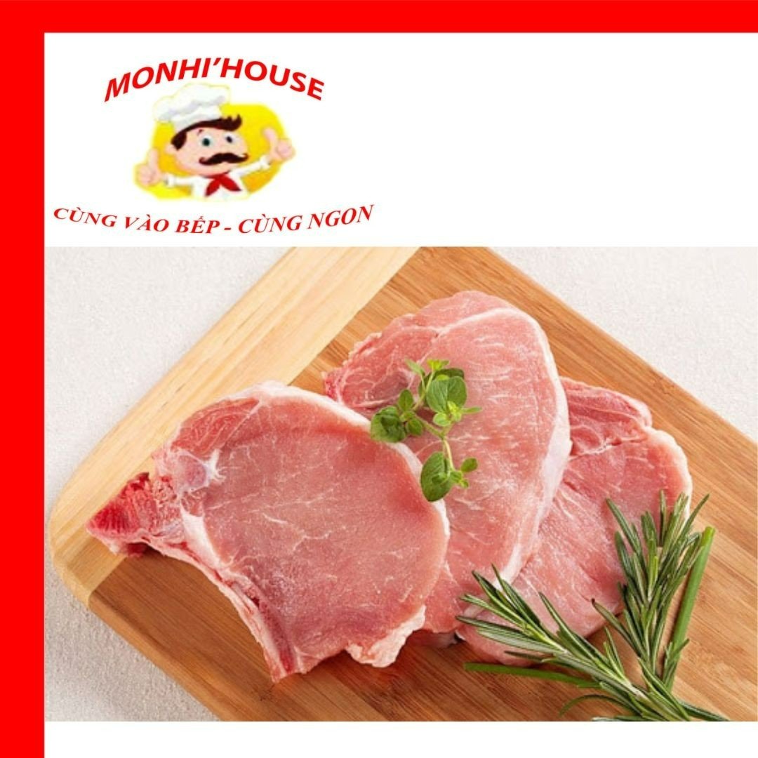 1Kg Cốt Lết Heo Tươi, Ngon, Hấp Dẫn Giao Liền/ 500g