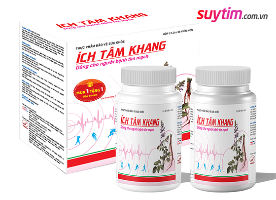 ÍCH TÂM KHANG(2 lọ x 90 V) ƯU ĐÃI SỐC: MUA 1H LỚN, TẶNG NGAY 1H 30 VIÊN