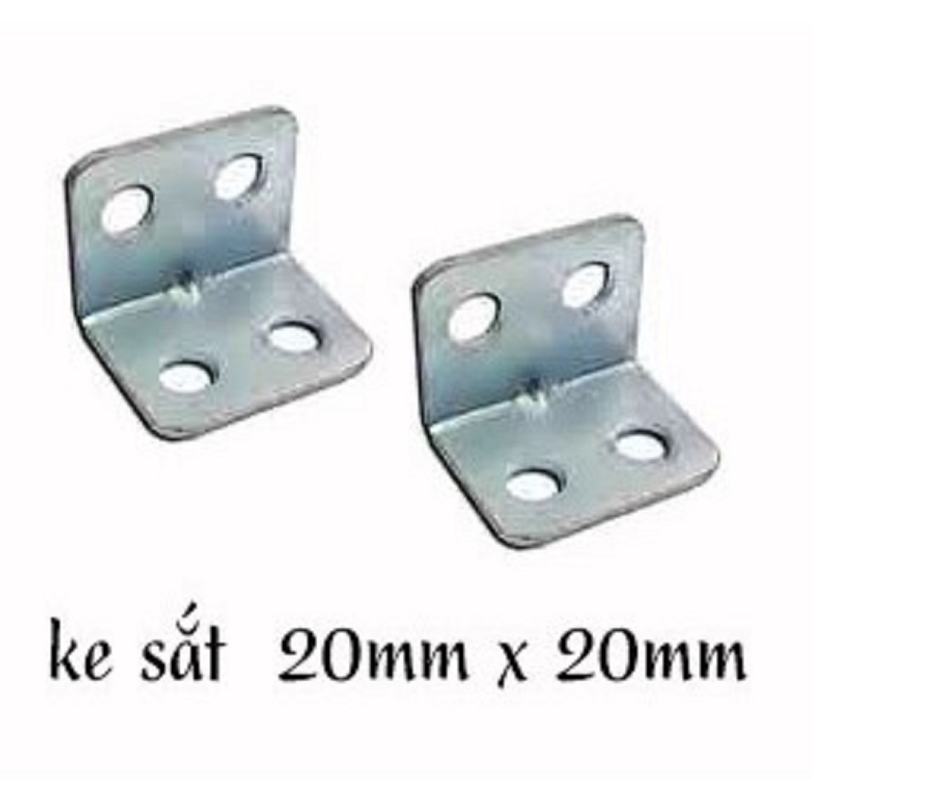 100 cái pas ke góc sắt 20mm x 20mm