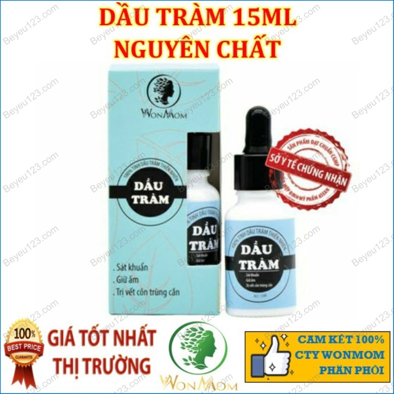 Rẻ Vô Địch Dầu tràm nguyên chất Wonmom 15gr cho bé Việt Nam WM510