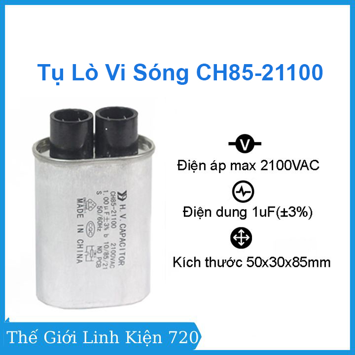Tụ lò vi sóng ch85-21100 1uf 2100vac