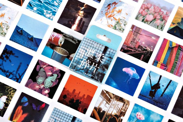 Bộ 46 sticker ký ức e130