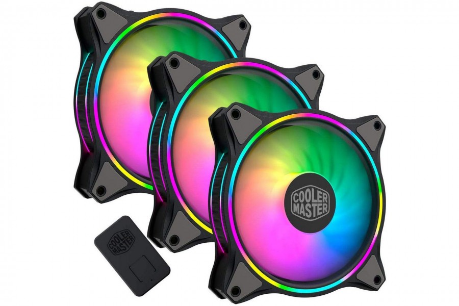 Bộ 3 Quạt Cooler Master MasterFan MF120 Halo Duo-Ring ARGB 3in1