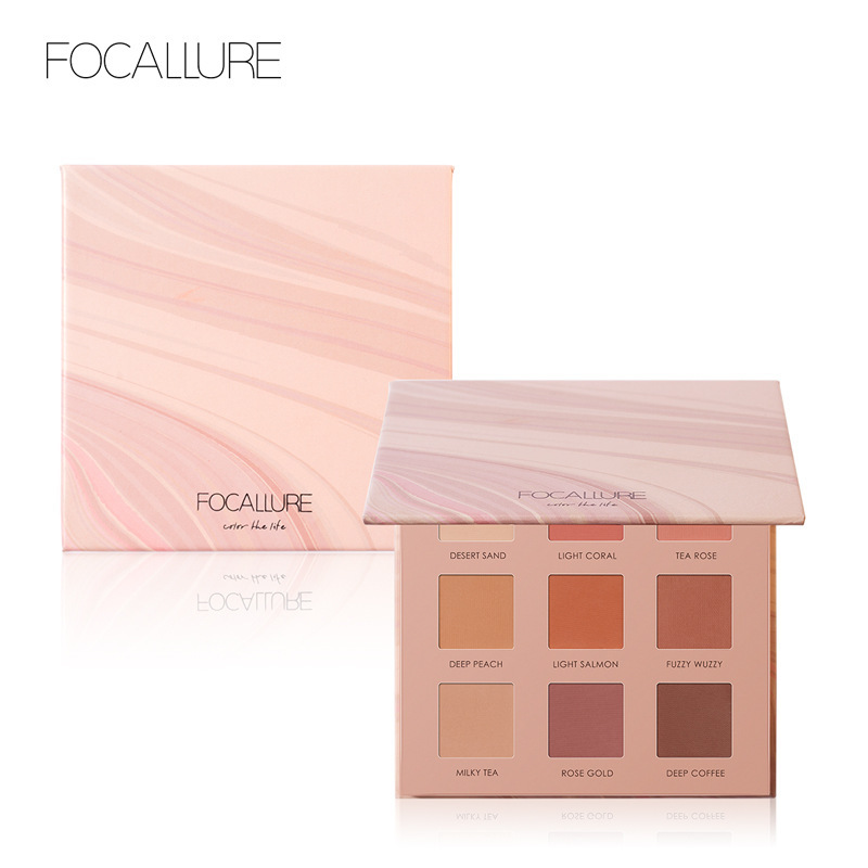 Bảng Phấn Mắt Focallure 9 Màu Lâu Trôi Chống Thấm Nước Tiện Dụng