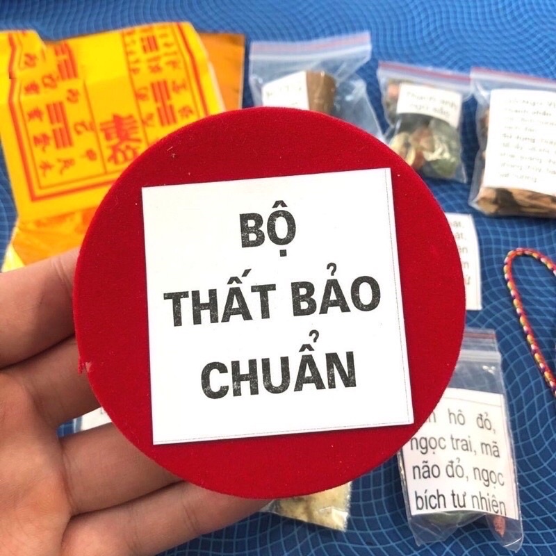 Bộ cốt thất bảo chuẩn, cốt bát nhang - Kèm Bột Ngũ Vị và Gạo Vàng, Nụ Trầm