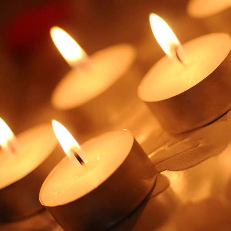 Nến tealight tròn trắng - 10 cái/bịch - Fubao Store