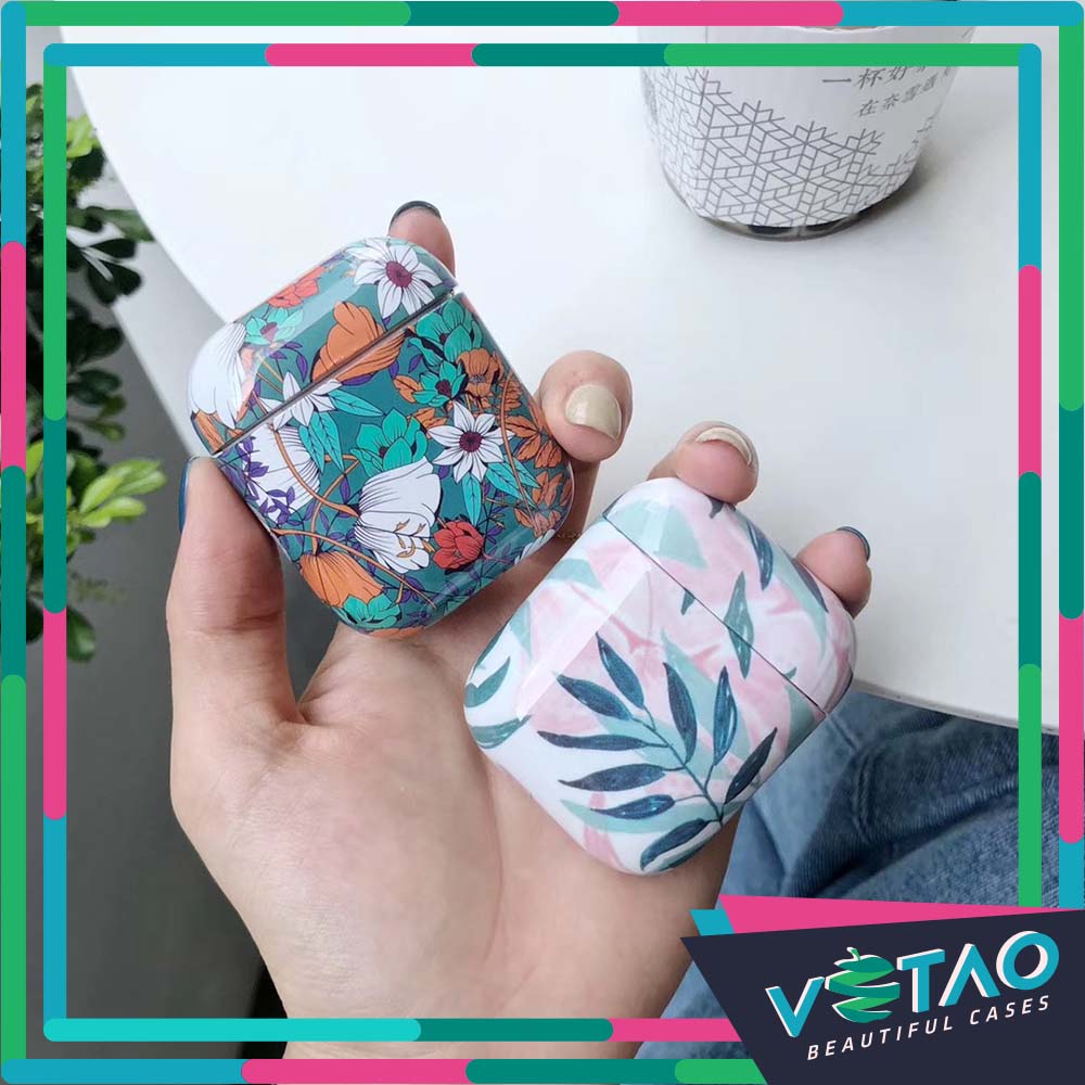 Airpods case, Ốp bảo vệ Dành cho Airpods 1/2 - Hoa lá
