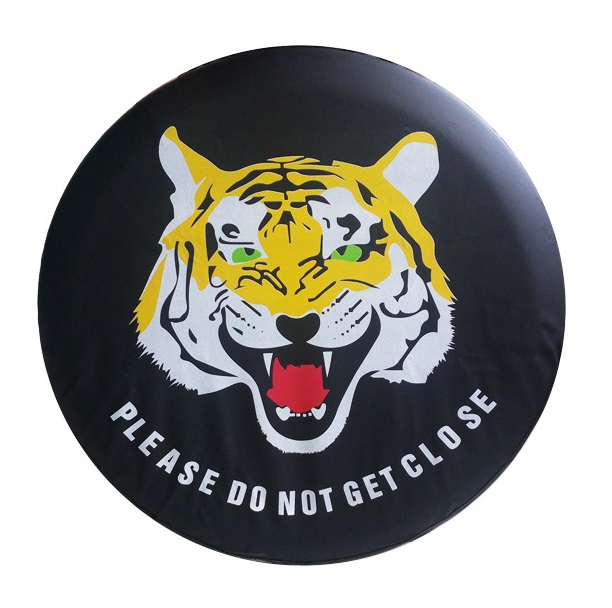 14'' 15'' 16'' 17'' Bọc Lốp Ô Tô Dự Phòng Hình Con Hổ