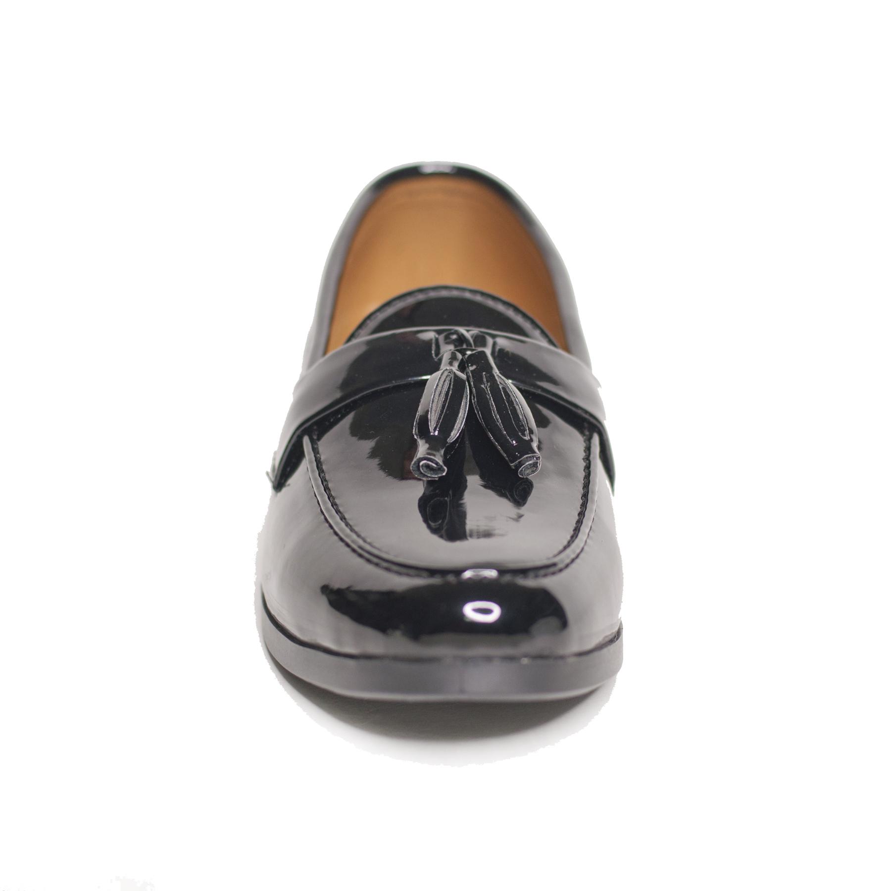 Giày lười chuông da bóng M512-PT