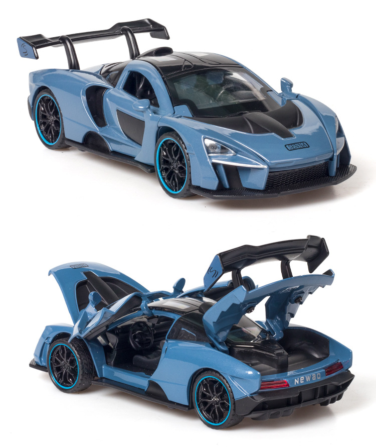 Xe Mô Hình Hợp Kim MCLAREN SENNA tỉ lệ 1:32, có đèn và âm thanh