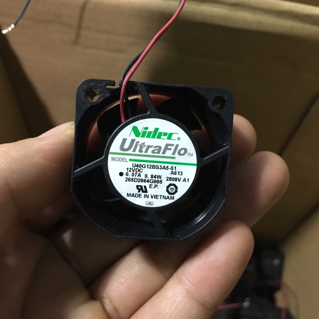 Quạt tản nhiệt 4x4x2cm 12v dc 0.07a