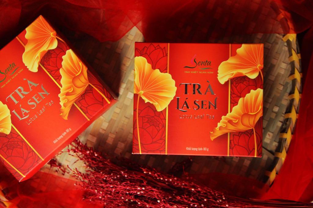 🎁 [FreeShip][SALE ƯU ĐÃI] Bộ 2 hộp Trà lá sen SenTa. Thanh lọc cơ thể, hạ mỡ máu, giảm mỡ trong cơ thể, hỗ trợ điều trị chứng bệnh béo phì. Hộp 80g