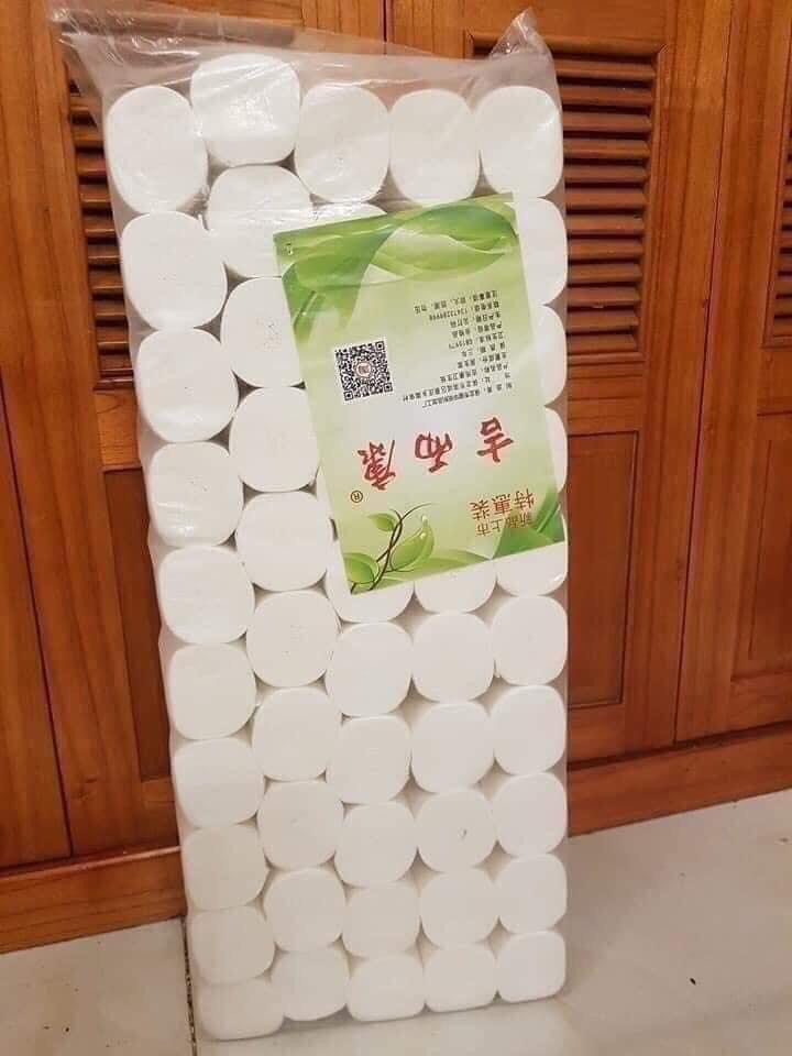 Bịch 50 cuộn giấy vệ sinh không lõi