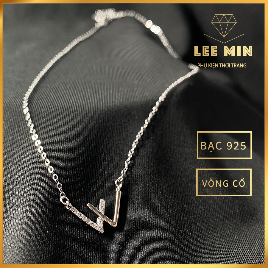 Dây chuyền vòng cổ chữ W phong cách Hàn Quốc