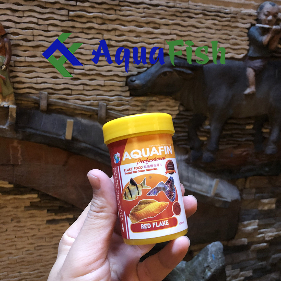 [HOÀN TIỀN 10%]AQUAFIN 100ml (thức ăn lá mỏng dành cho cá thủy sinh)