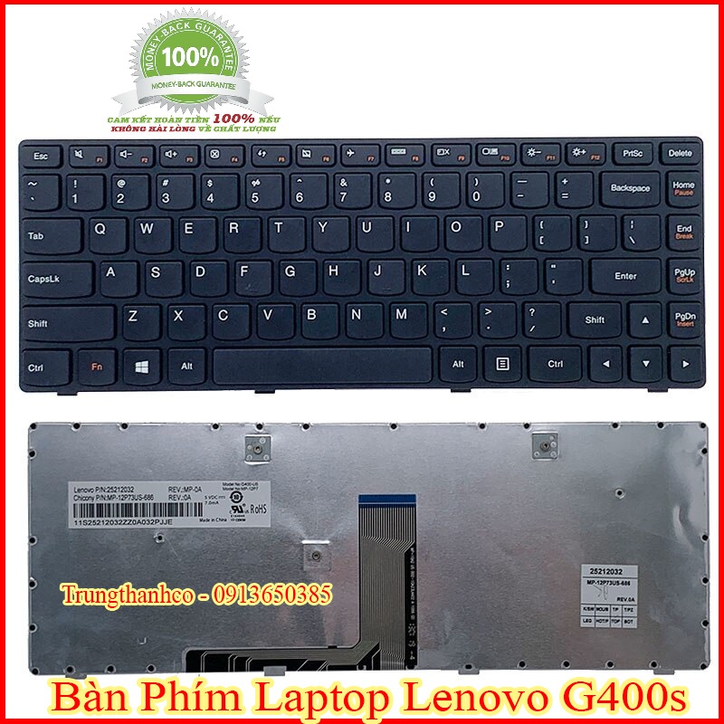 Bàn phím laptop lenovo g400s
