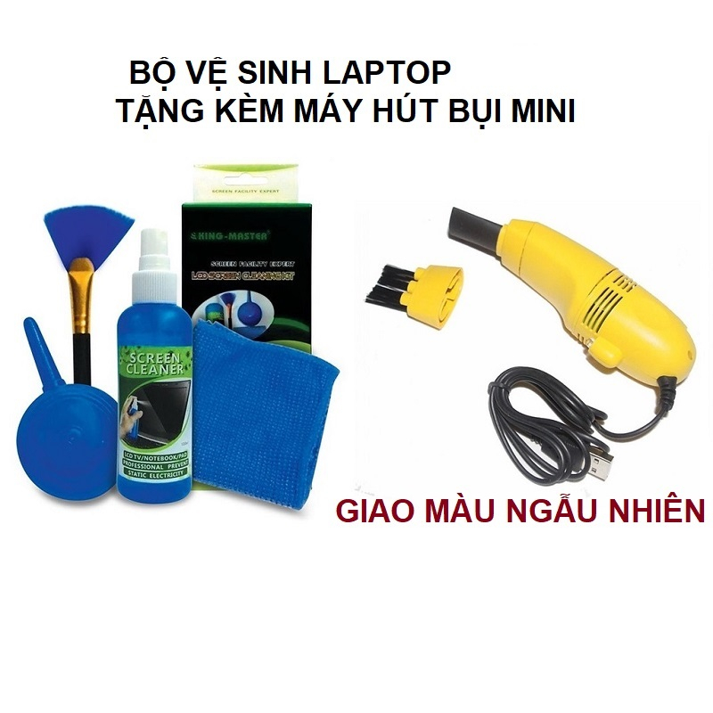 [SIÊU RẺ - HỎA TỐC 2H] Combo Máy Hút Bụi Và Bộ Vệ Sinh Máy Tính, Vệ Sinh Bàn Phím, Màn Hình Máy Tính