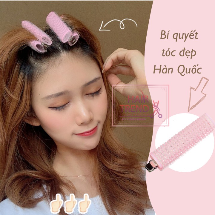 Kẹp phồng chân tóc mái tự dính-lô uốn mái thưakẹp uốn tóc