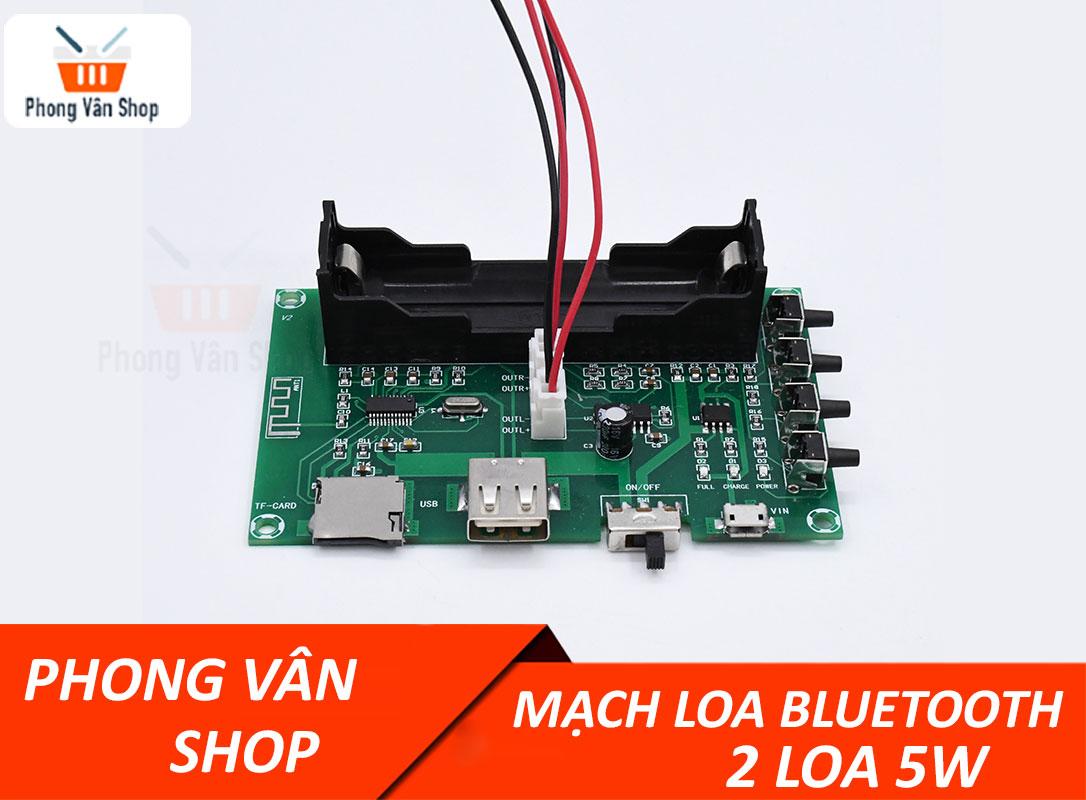 Mạch âm thanh Bluetooth - 2 kênh loa 5W
