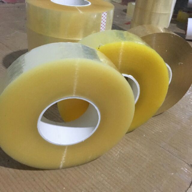 Băng dính trong 1kg/cuộn - Băng keo trong 01 ký