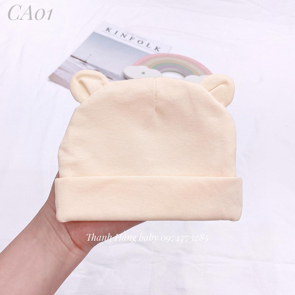 Mũ Tai Gấu Cho Trẻ Sơ Sinh Thanh Hằng Baby Từ 0 - 13 Tháng