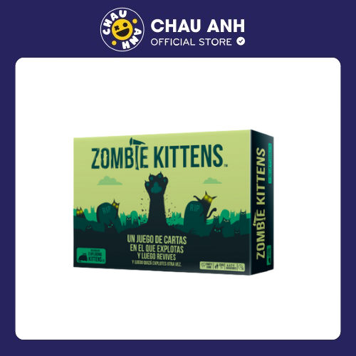 Mèo Nổ Zombie Việt Hóa - Boardgame Exploding Kittens tiếng việt