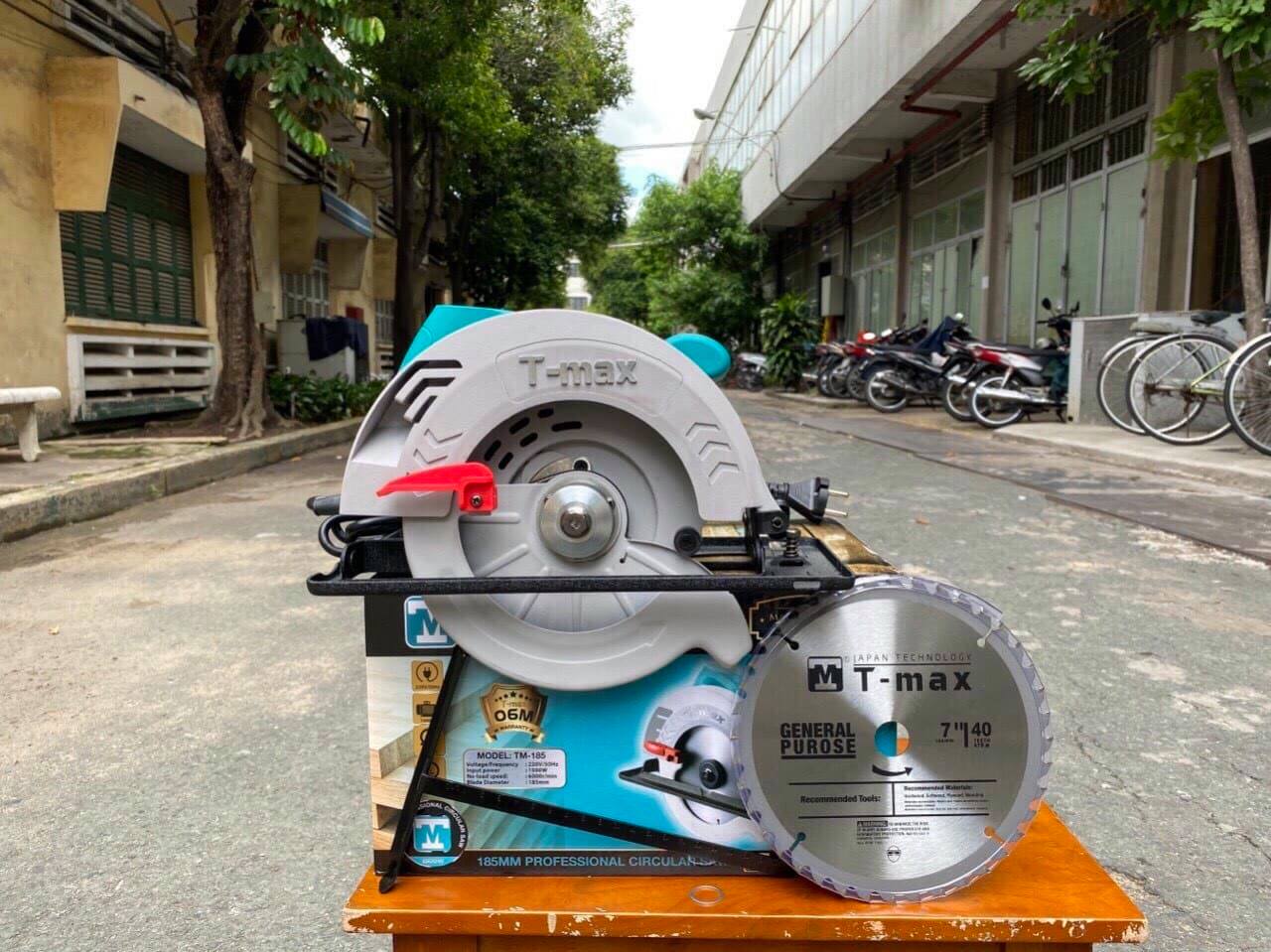 MÁY CƯA GỖ T-MAX  TM-185 công xuất 1500w
