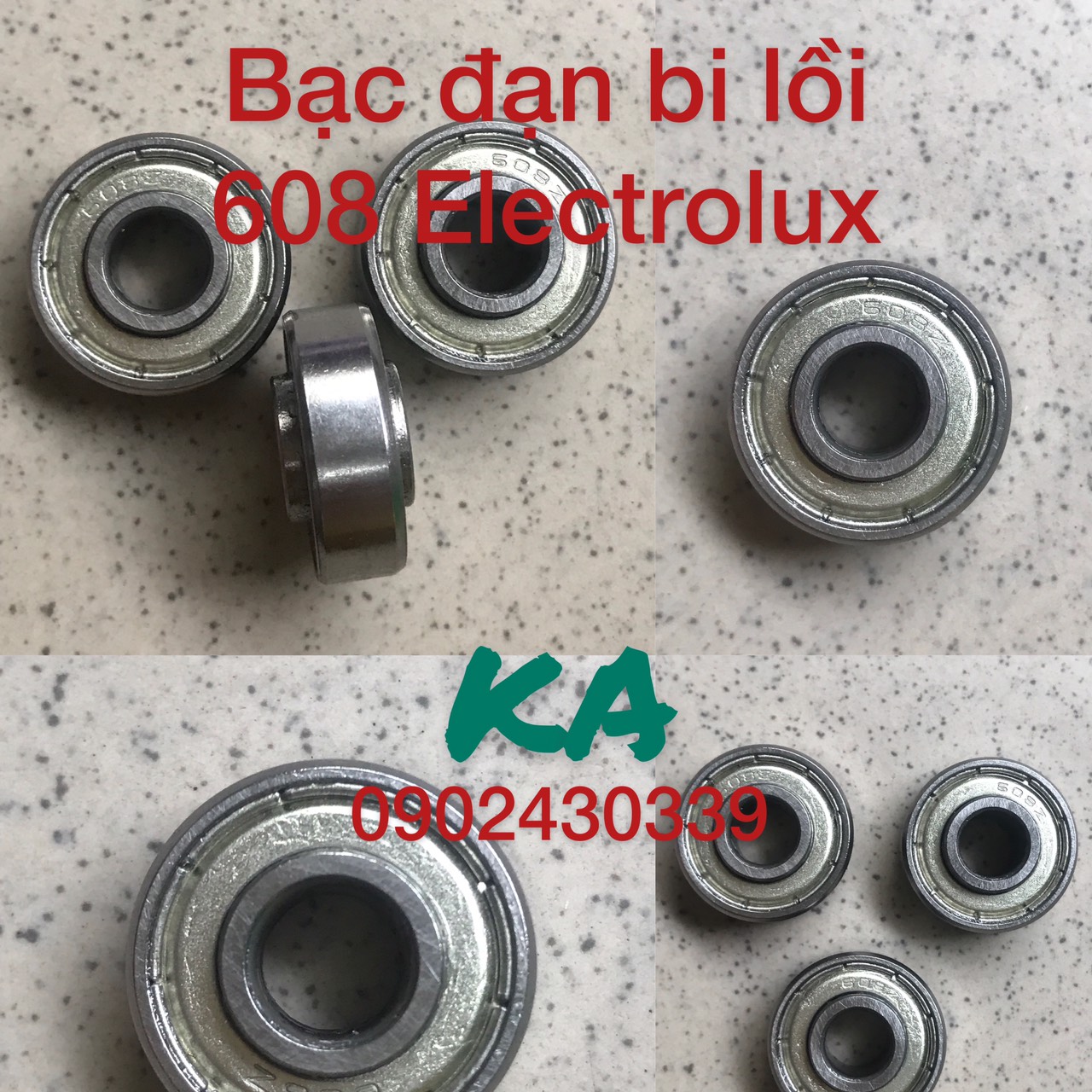 Bạc đạn bi lồi 608 dùng cho máy sấy electrolux