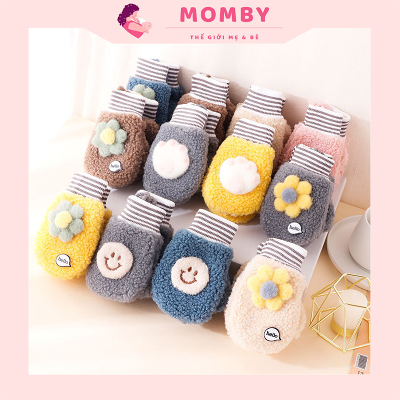 Găng tay len cho bé, bao tay mùa đông trẻ em