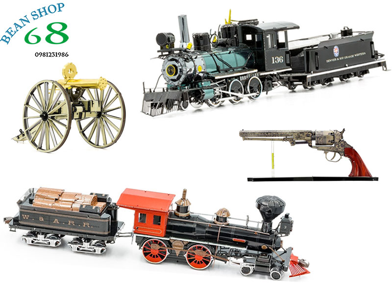 Mô hình thép 3D tự ráp mẫu Wild West
