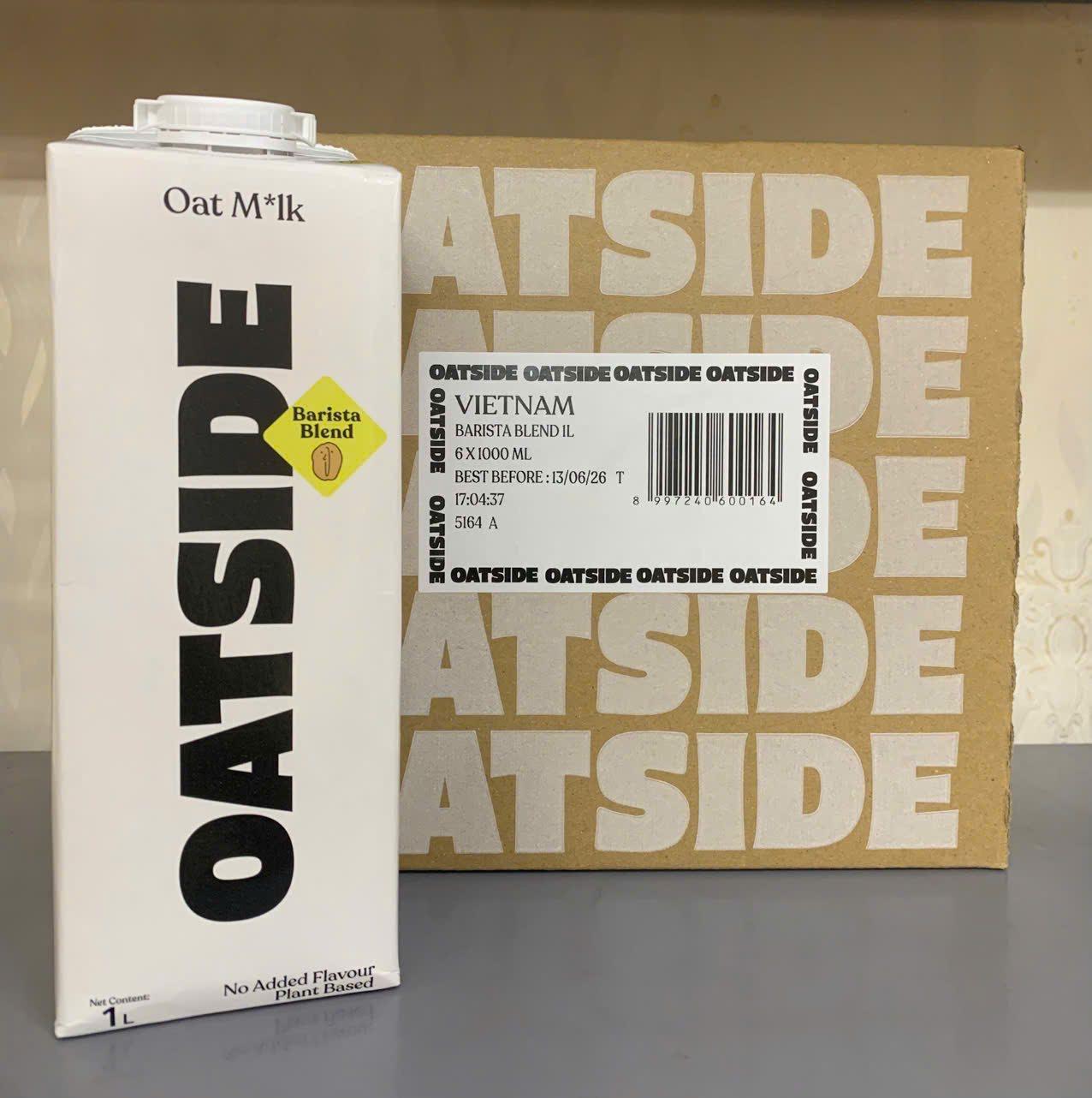  Thùng 6 Hộp  Sữa Yến Mạch OATSIDE Barista Oat Milk Indonesia 1L 