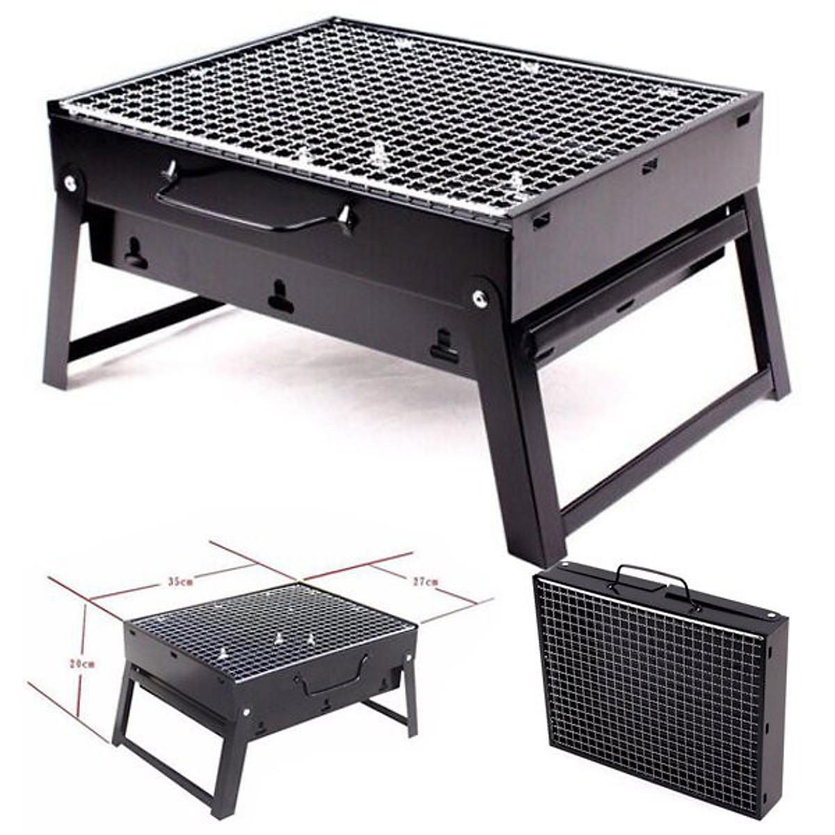 Bếp Nướng Than Hoa Ít Khói - Bếp Nướng Dành Cho Các Buổi Tiệc Ngoài Trời, Dã Ngoại Picnic