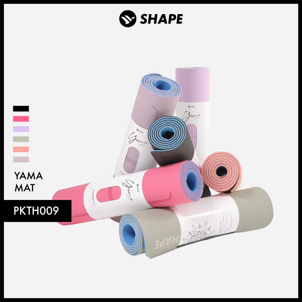 Thảm tập gym yoga định tuyến 8mm cao cấp YAMA MAT [PKTH009]