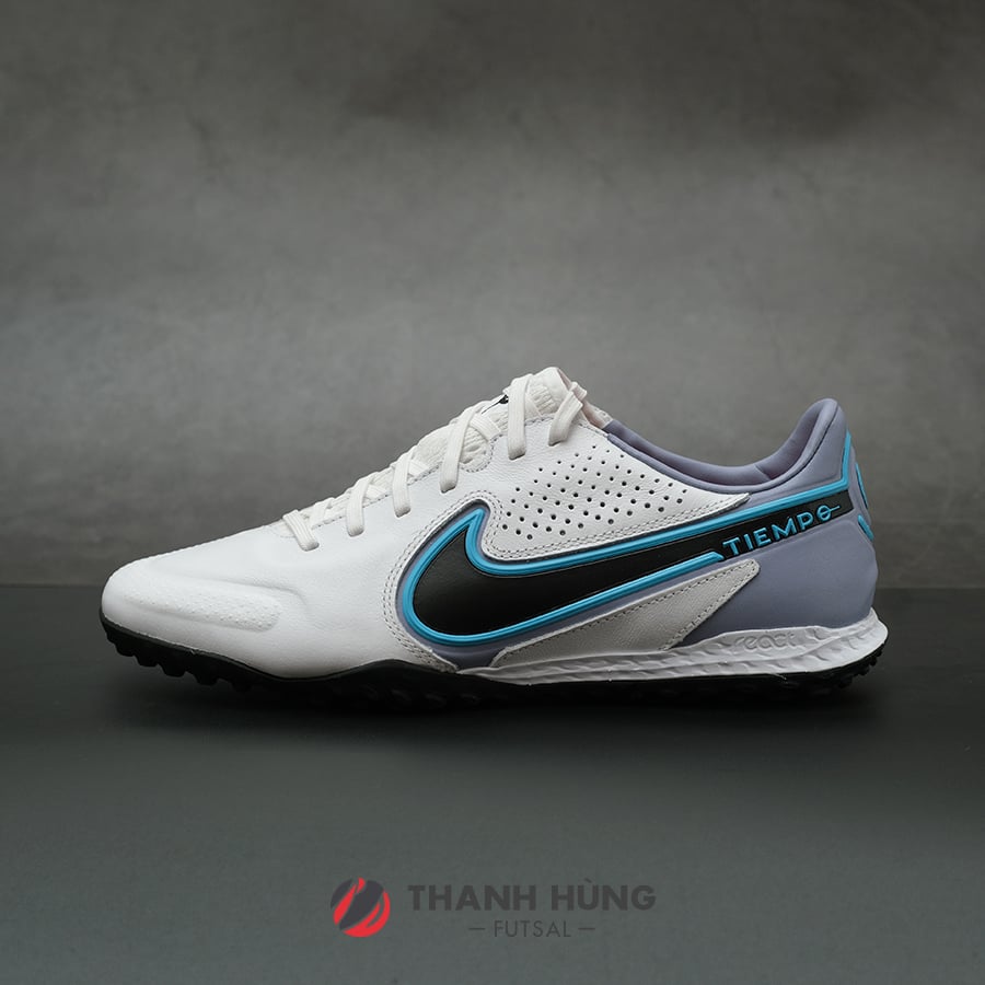 Giày đá bóng chính hãng nike tiempo react legend 9 pro tf - da1192-146 - trắng/xanh