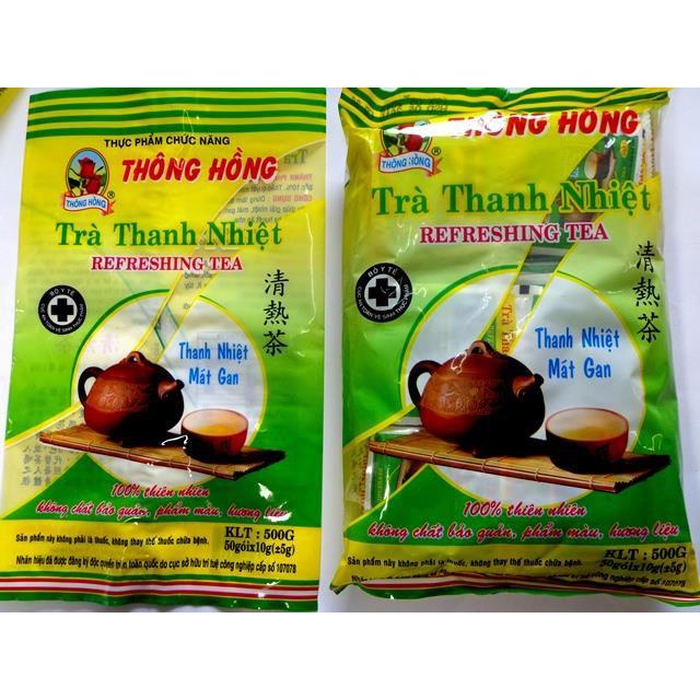 Trà thanh nhiệt Thông Hồng 500g , trà thanh nhiệt tốt cho sức khỏe, giúp giải nhiệt, mát gan, lợi tiểu, Bách hóa Minh Anh