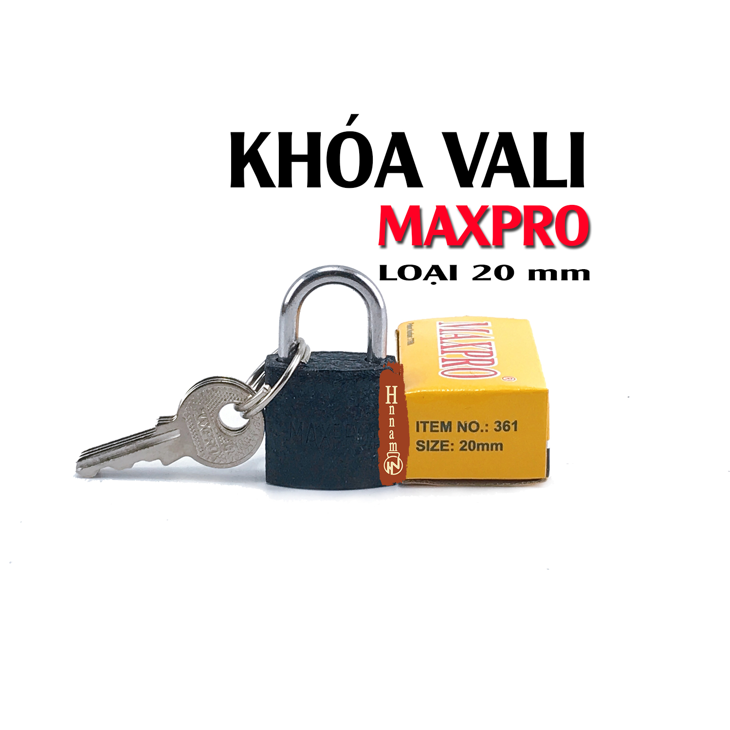 Ổ khóa vali Maxpro size 20mm, 25mm, 32mm, 38mm, 50mm - Bảo vệ hiệu quả hành lý và hành trang của bạn khi du lịch an toàn cho bạn