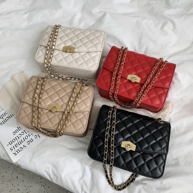 Túi Xách Nữ-Túi Đeo Chéo Hàn Quốc size 24 siêu xinh Khánh Chi