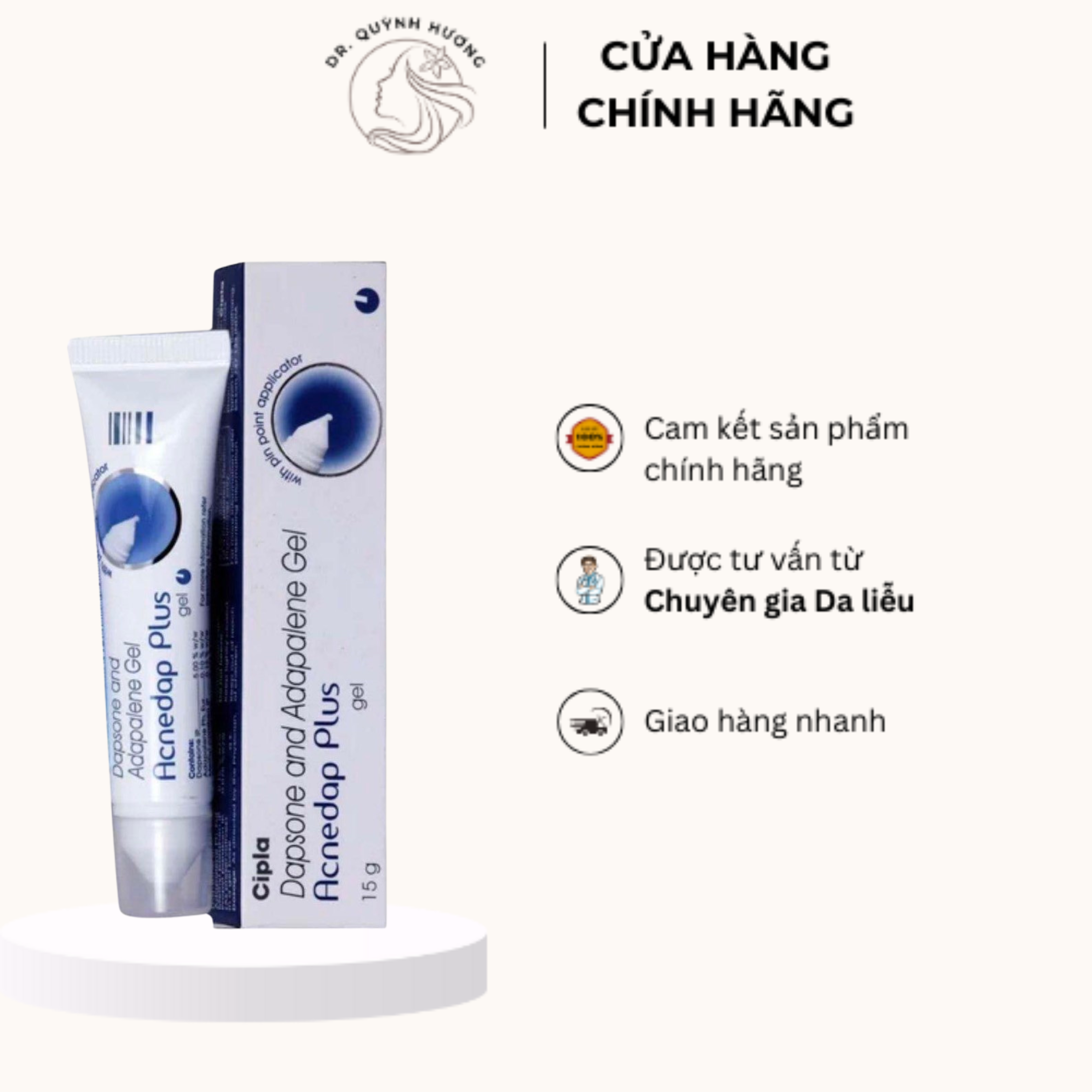 Plus gel dưỡng da, cải thiện làn da