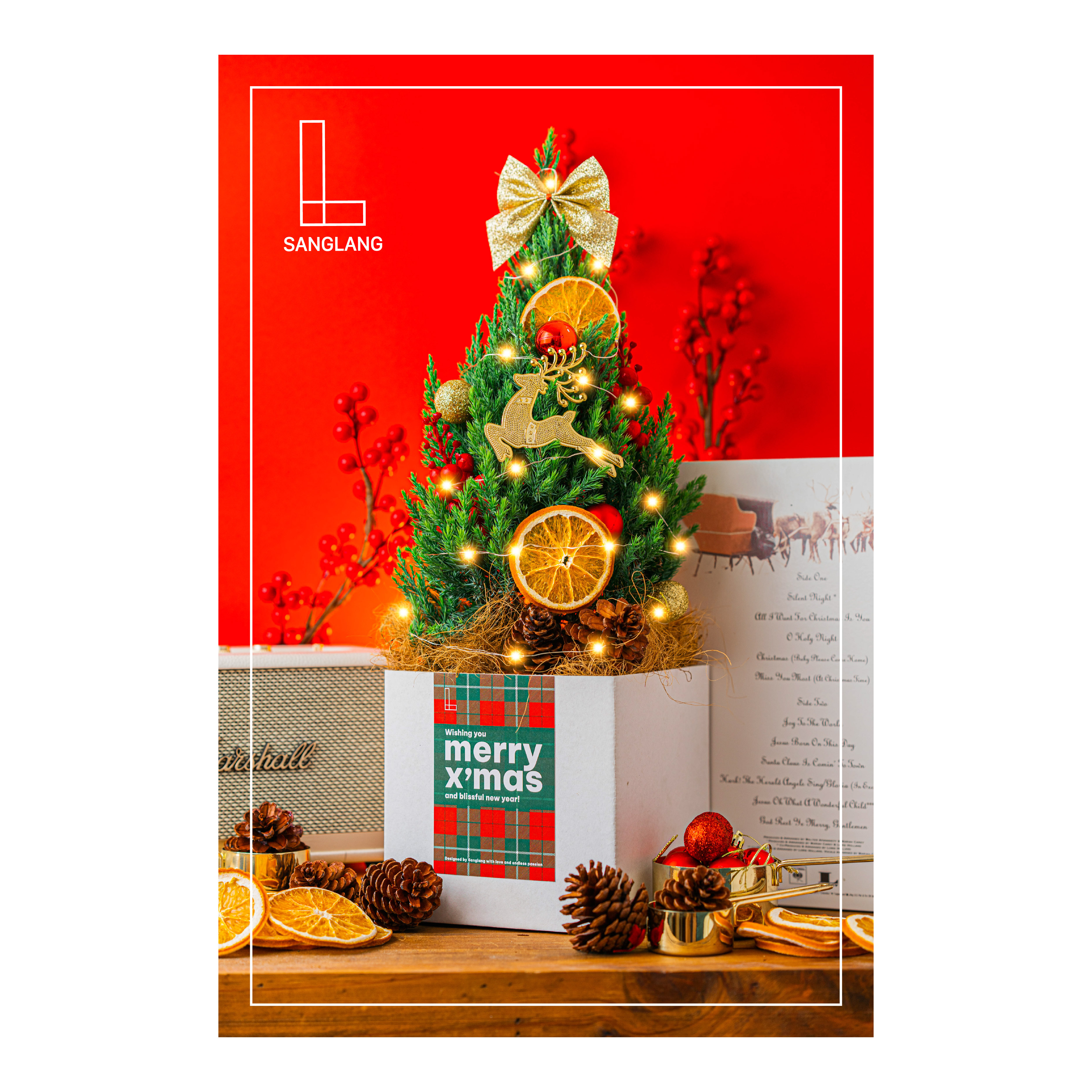 🎄 cây thông noel sanglang - size m - full decor🎄