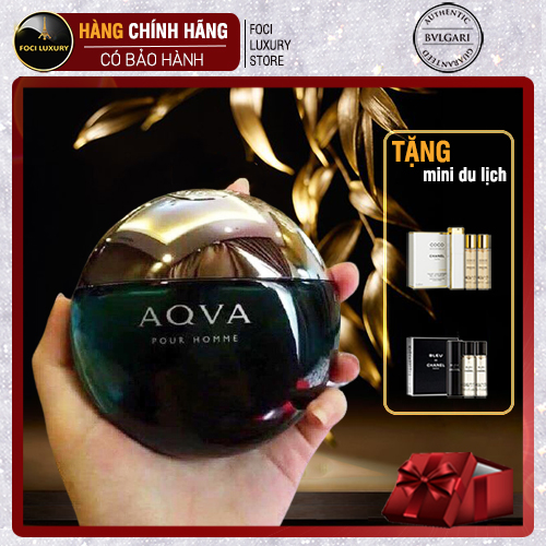 Aqva bvlgari, nước hoa nam chính hãng aqva bvlgari pour homme edt 100ml