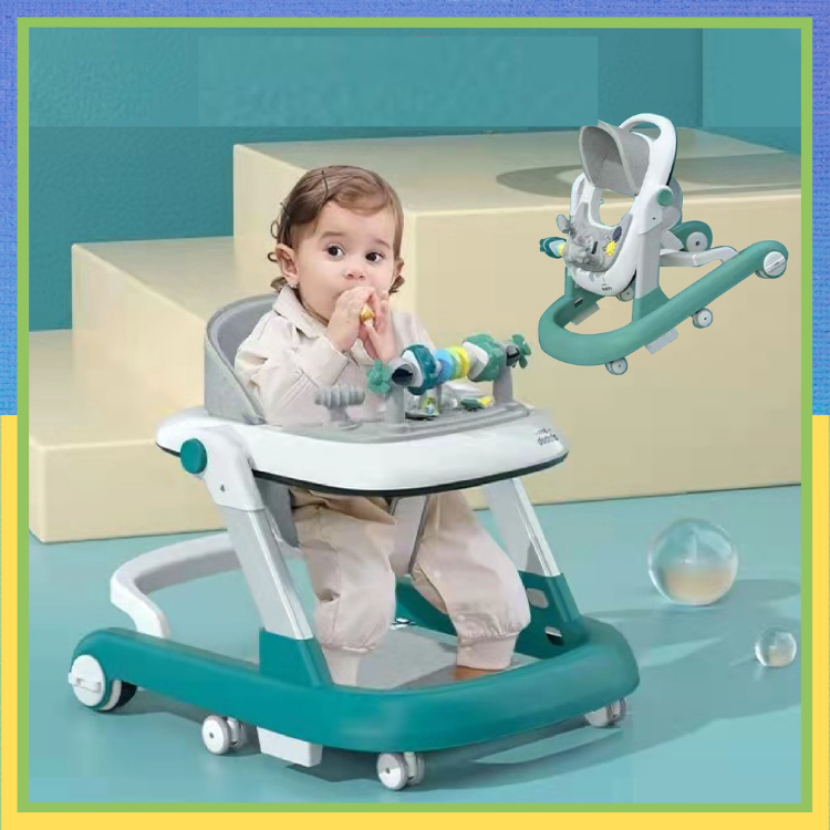 Xe tập đi cho bé baby chữ U Vbaby V606 6 7 tháng có nhạc thiết kế khoa học chống vọng kiềng giá rẻ đẹp xe tập đi trẻ em con gà hàng sale thiết kế