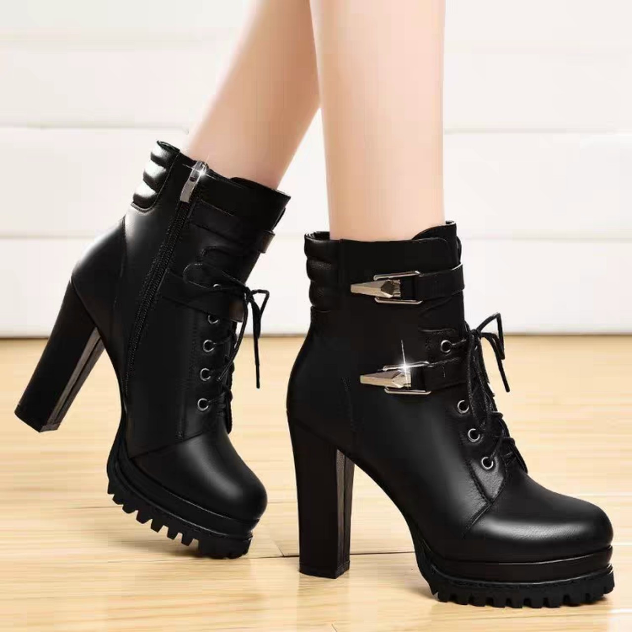 GIÀY BOOT NỮ ĐẸP CAO GÓT KHÓA KÉO BÊN HÔNG CAO CẤP , TRẺ TRUNG, SANG TRỌNG , PHONG CÁCH NĂNG ĐỘNG , CÁ TÍNH , ĐI LÀM ĐI CHƠI ĐỀU PHÙ HỢP