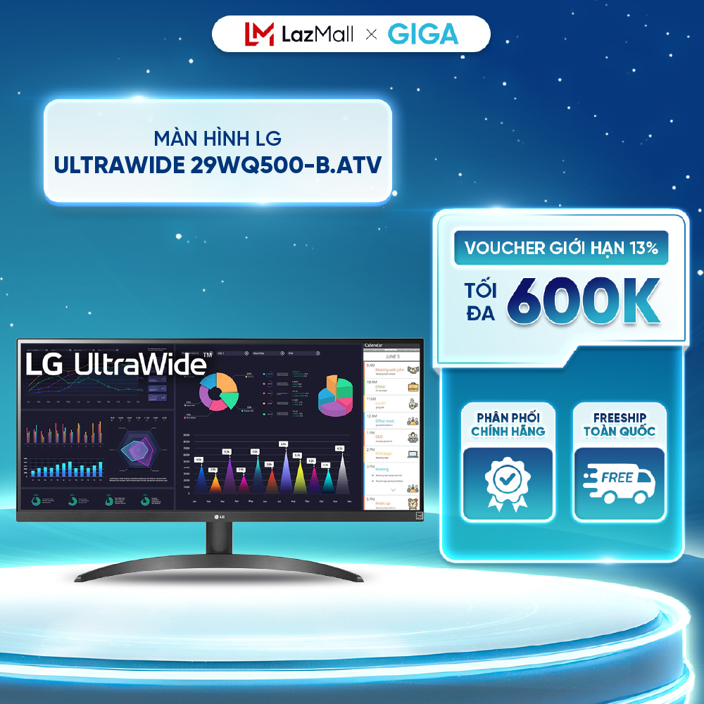 Màn hình LG UltraWide 29WQ500-B.ATV 29 inch