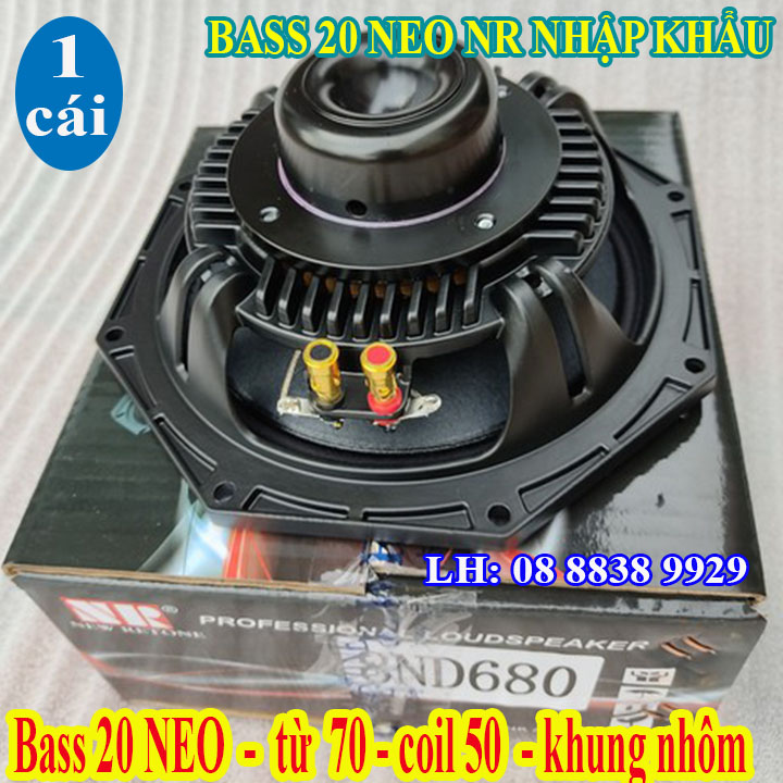 BASS 20 TỪ NEO NR AUDIO CÔN 50 CAO CẤP - BASS NEO 20 - GIÁ 1 LOA