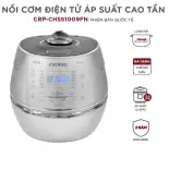 [Trả góp 0%] Nồi cơm điện tử cao tần Cuckoo 1.8 lít CRP CHSS1009FN, Thép không gỉ siêu bền cao cấp, công nghệ sóng cao tần - Bảo hành 2 năm chính hãng