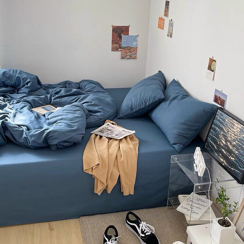 Vỏ chăn Cotton Tici kích thước 1m9 x 2m1 lồng được ruột